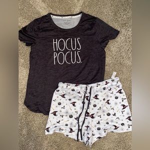 Hocus Pocus Rae Dunn pajama short set